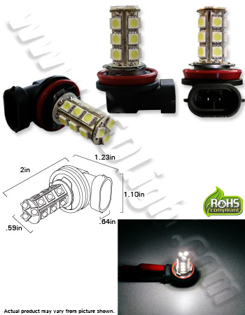 H11 18 SMD 5050 Day Running and Fog L.E.D. Light