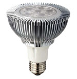 Par30 LED Bulb XP-E Dimmable 10W 90-120 VAC E26 25 Degree