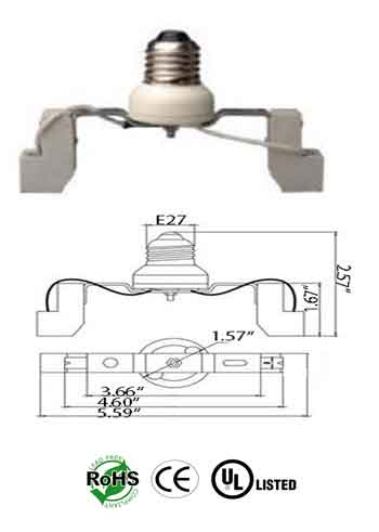 E26 male To R7S Type mm 3 female Converter - Converters - LEDLight