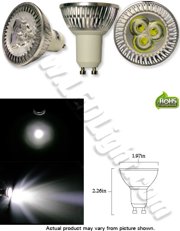 LED Light 3 Watt 85-240 VAC - Household LEDLight