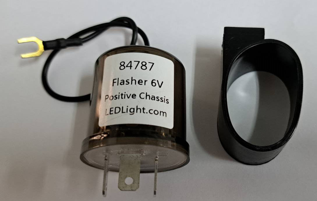 Flasher LED 6 Volt Positive Ground 3 Terminal - Automotive - LEDLight